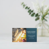 Massagetherapeut | Gezondheid en Welzijn | Spa Visitekaartje (Staand voorkant)