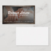 Massagetherapeut | Gezondheid Welzijn Visitekaartje (Voorkant / Achterkant)