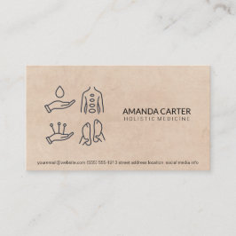 massagetherapeut | Holistische acupunctuur Visitekaartje