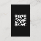 Massagetherapeut Instagram Fotogrid QR-code Visitekaartje (Achterkant)