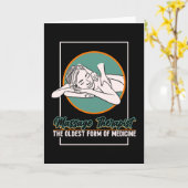 Massagetherapeut Kaart (Gele Bloem)