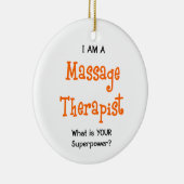 massagetherapeut keramisch ornament (Rechts)