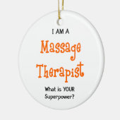 massagetherapeut keramisch ornament (Links)
