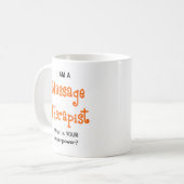 massagetherapeut koffiemok (Voorkant links)