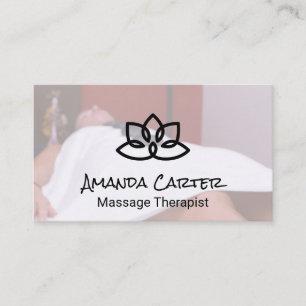 massagetherapeut kuuroord visitekaartje