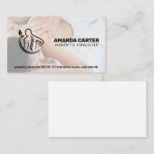 Massagetherapeut sessie | Rugwervelkolom Logo Visitekaartje (Voorkant / Achterkant)