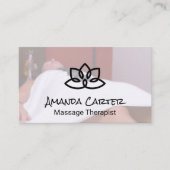 Massagetherapeut | Spa Visitekaartje (Voorkant)