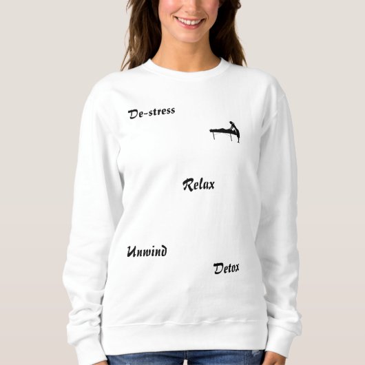 Massagetherapeut sweatshirt (Voorkant)