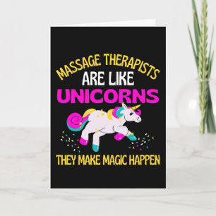 Massagetherapeut Unicorn , Magical Unicorn Physio Kaart