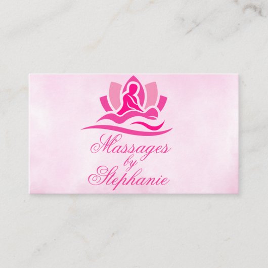  Massagetherapeut Visitekaartje (Voorkant)