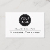 Massagetherapeut Visitekaartje (Voorkant)