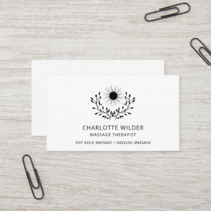 Massagetherapeut  visitekaartje