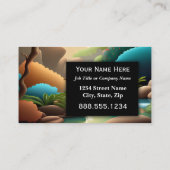 Massagetherapeut Wellness Professional Executive Visitekaartje (Achterkant)