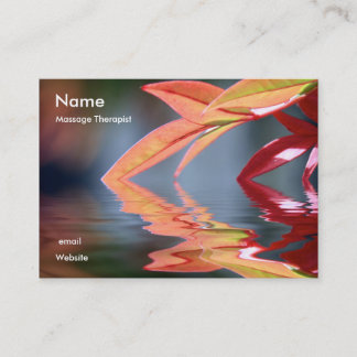 Massagetherapie... Afsprakenkaartje