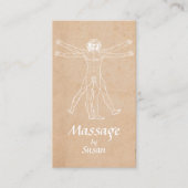 Massagetherapie Bodywork  Therapist Visitekaartje (Voorkant)
