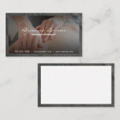 Massagetherapie | Chiropractor Visitekaartje (Voorkant / Achterkant)