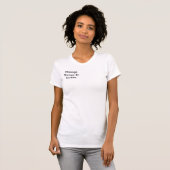 Massagetherapie door Kristina T-shirt (Voorkant volledig)