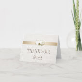 Massagetherapie Elegant Lotus Salon SPA Dank u wel Bedankkaart (Voorkant)