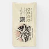 Massagetherapie Genezende Handen Energie Spa Welzi Spandoek (Verticaal)