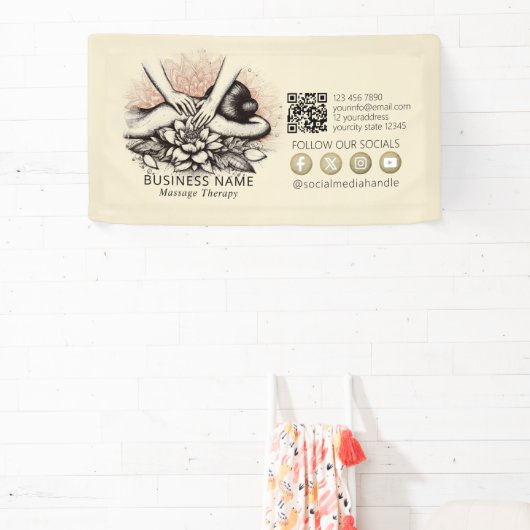 Massagetherapie Genezende Handen Energie Spa Welzi Spandoek (Insitu)