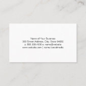 Massagetherapie | Gold Beauty-Logo Visitekaartje (Achterkant)