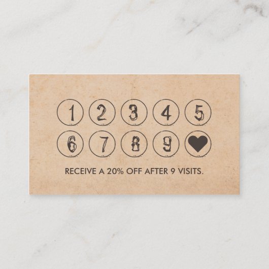  massagetherapie Gold Lotus Loyalty Punch (Achterkant)