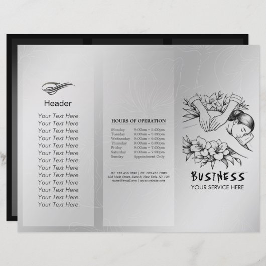 Massagetherapie Healing Hands Energy Spa Wellness (Voorkant / Achterkant)