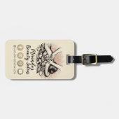 Massagetherapie Healing Hands Energy Spa Wellness Bagagelabel (Voorkant horizontaal)