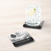 Massagetherapie Healing Hands Energy Spa Wellness Bier Onderzetter (Rechterzijde)