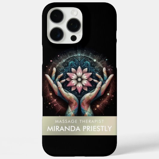 Massagetherapie Healing Hands Energy Spa Wellness Case-Mate iPhone Case (Achterkant)