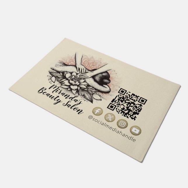 Massagetherapie Healing Hands Energy Spa Wellness Deurmat (Schuin)