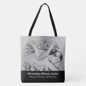 Massagetherapie Healing Hands Energy Spa Wellness Draagtas (Voorkant)