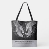 Massagetherapie Healing Hands Energy Spa Wellness Draagtas (Achterkant)