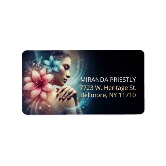 Massagetherapie Healing Hands Energy Spa Wellness Etiket (Voorkant)