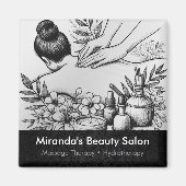 Massagetherapie Healing Hands Energy Spa Wellness Magneet (Voorkant)