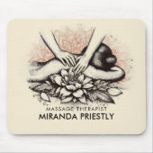 Massagetherapie Healing Hands Energy Spa Wellness Muismat (Voorkant)