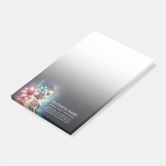 Massagetherapie Healing Hands Energy Spa Wellness Post-it® Notes (Schuin)