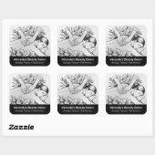 Massagetherapie Healing Hands Energy Spa Wellness Vierkante Sticker (Vel)