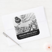Massagetherapie Healing Hands Energy Spa Wellness Vierkante Sticker (Envelop)