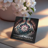 Massagetherapie Healing Hands Energy Spa Wellness Vierkante Visitekaartje