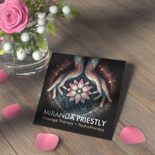 Massagetherapie Healing Hands Energy Spa Wellness Vierkante Visitekaartje