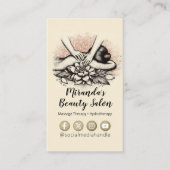 Massagetherapie Healing Hands Energy Spa Wellness Visitekaartje (Voorkant)