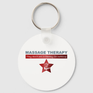 Massagetherapie in Ruby Red Sleutelhanger