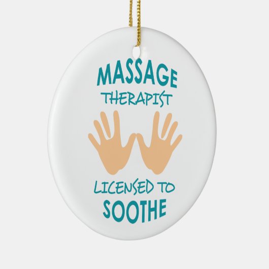 Massagetherapie Keramisch Ornament (Rechts)