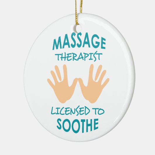 Massagetherapie Keramisch Ornament (Links)