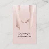 Massagetherapie Lichaamsverzorging Gezondheid Spa Visitekaartje (Achterkant)