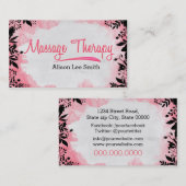 Massagetherapie - massagetherapie visitekaartje (Voorkant / Achterkant)