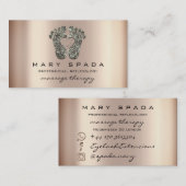 Massagetherapie Reflexology Feet Instagra Blauwgro Visitekaartje (Voorkant / Achterkant)