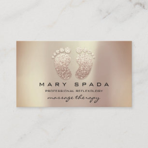 Massagetherapie Reflexology Feet Instagra Roos Visitekaartje