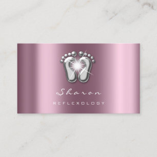 Massagetherapie Reflexology Silver Roos Grey Spark Visitekaartje